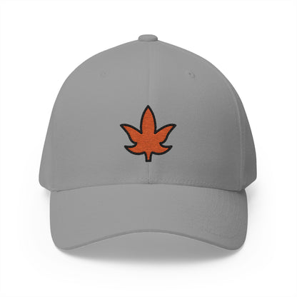 Maple Leaf Emoji Grey Cap – Premium by Capmoji