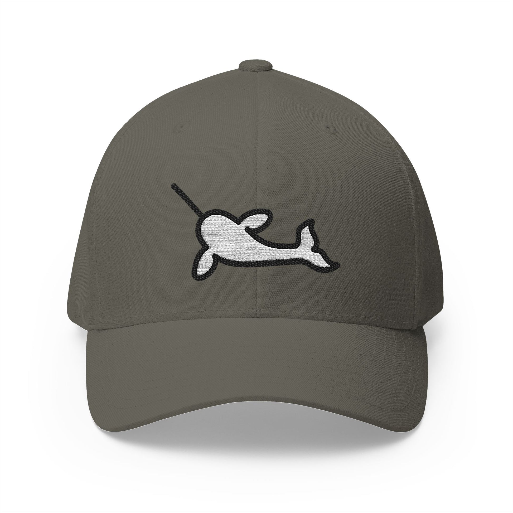 Narwhal Emoji Olive Cap – Premium by Capmoji