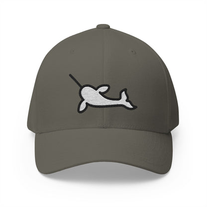 Narwhal Emoji Olive Cap – Premium by Capmoji