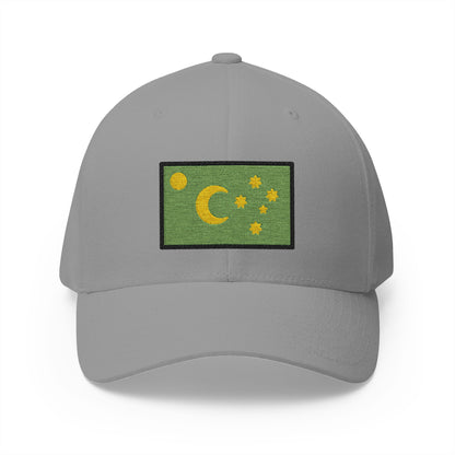 Flag: Cocos (keeling) Islands Emoji Grey Cap – Premium by Capmoji