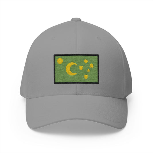 Flag: Cocos (keeling) Islands Emoji Grey Cap – Premium by Capmoji
