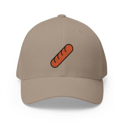 Baguette Bread Emoji Khaki Cap – Premium by Capmoji