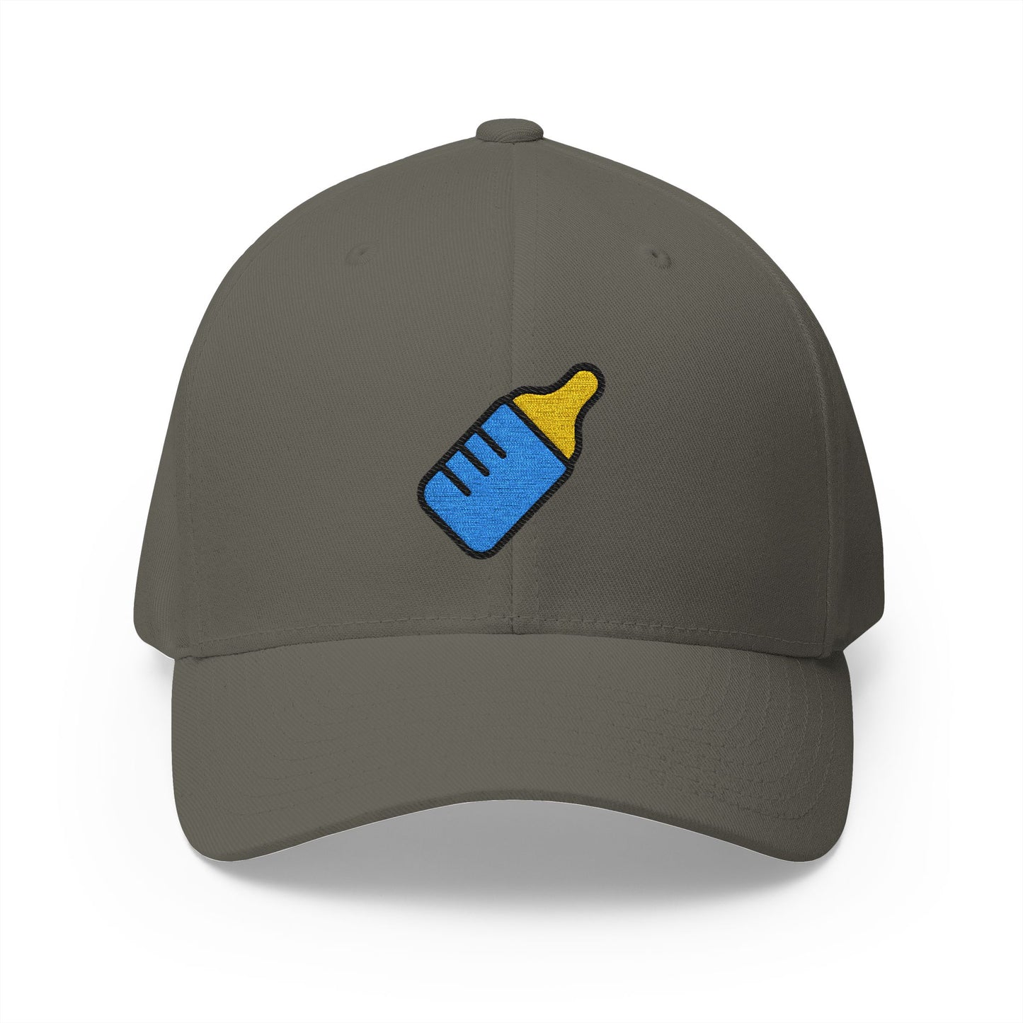Baby Bottle Emoji Olive Cap – Premium by Capmoji