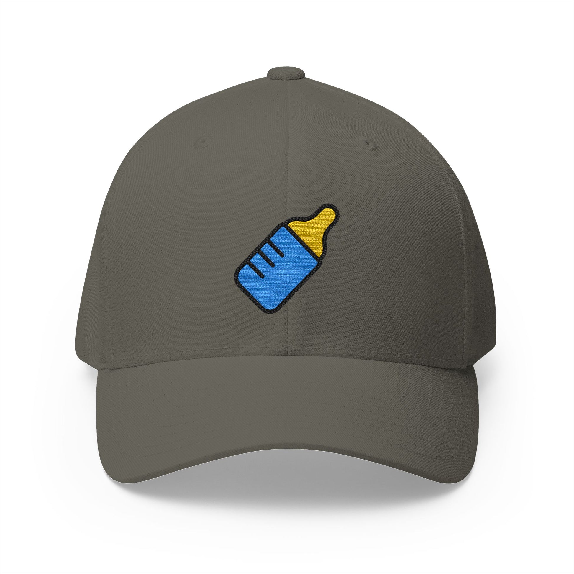 Baby Bottle Emoji Olive Cap – Premium by Capmoji