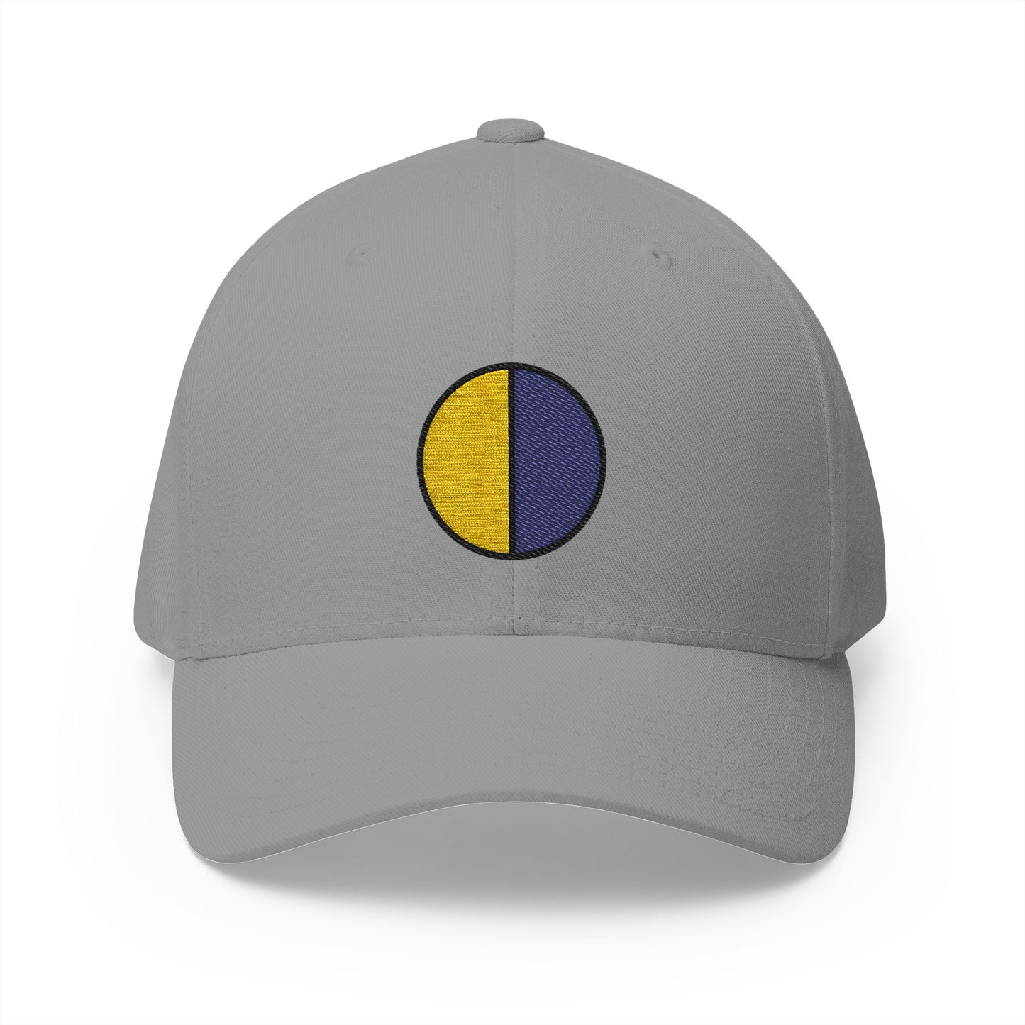Last Quarter Moon Emoji Grey Cap – Premium by Capmoji