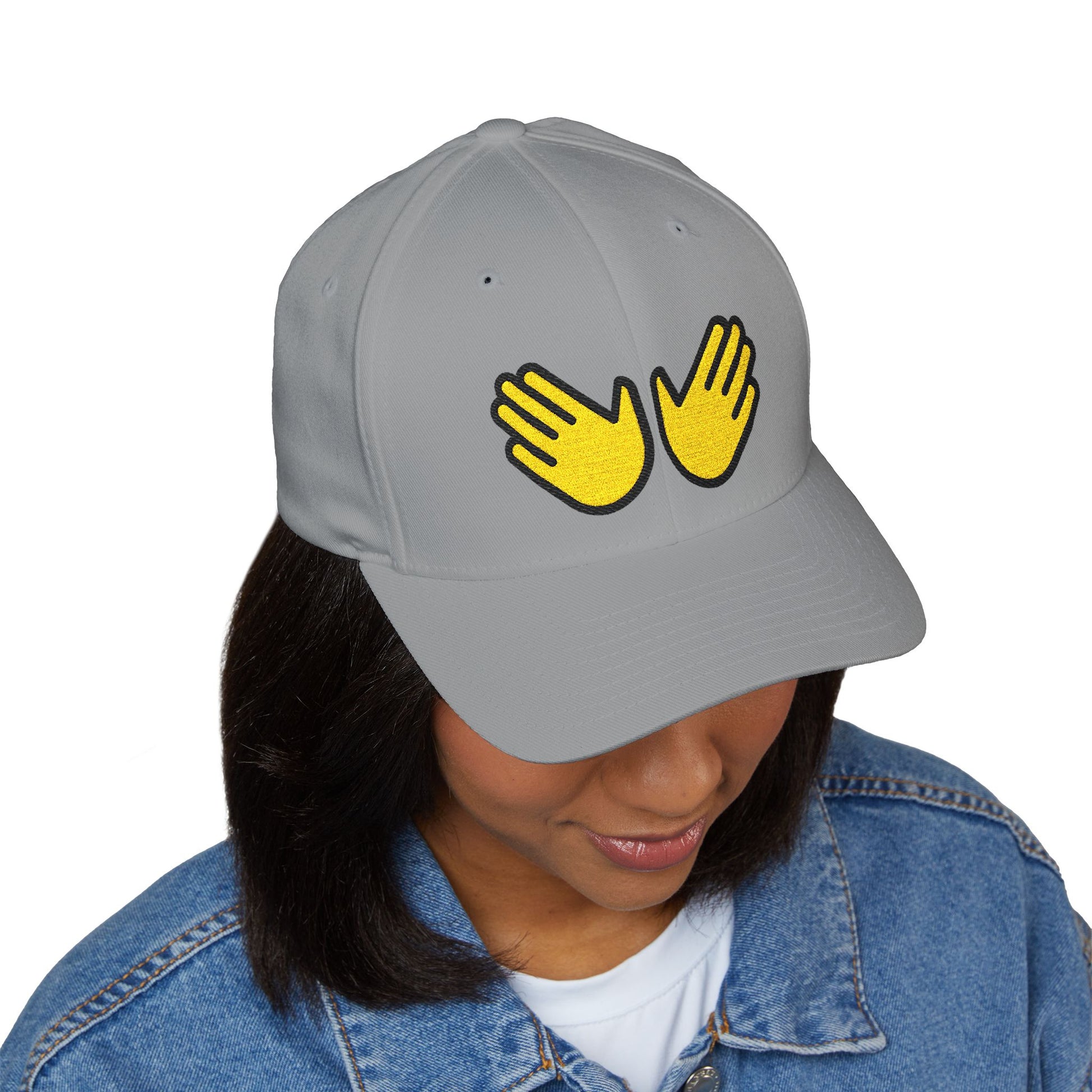 Open Hands Emoji Cap – Premium by Capmoji