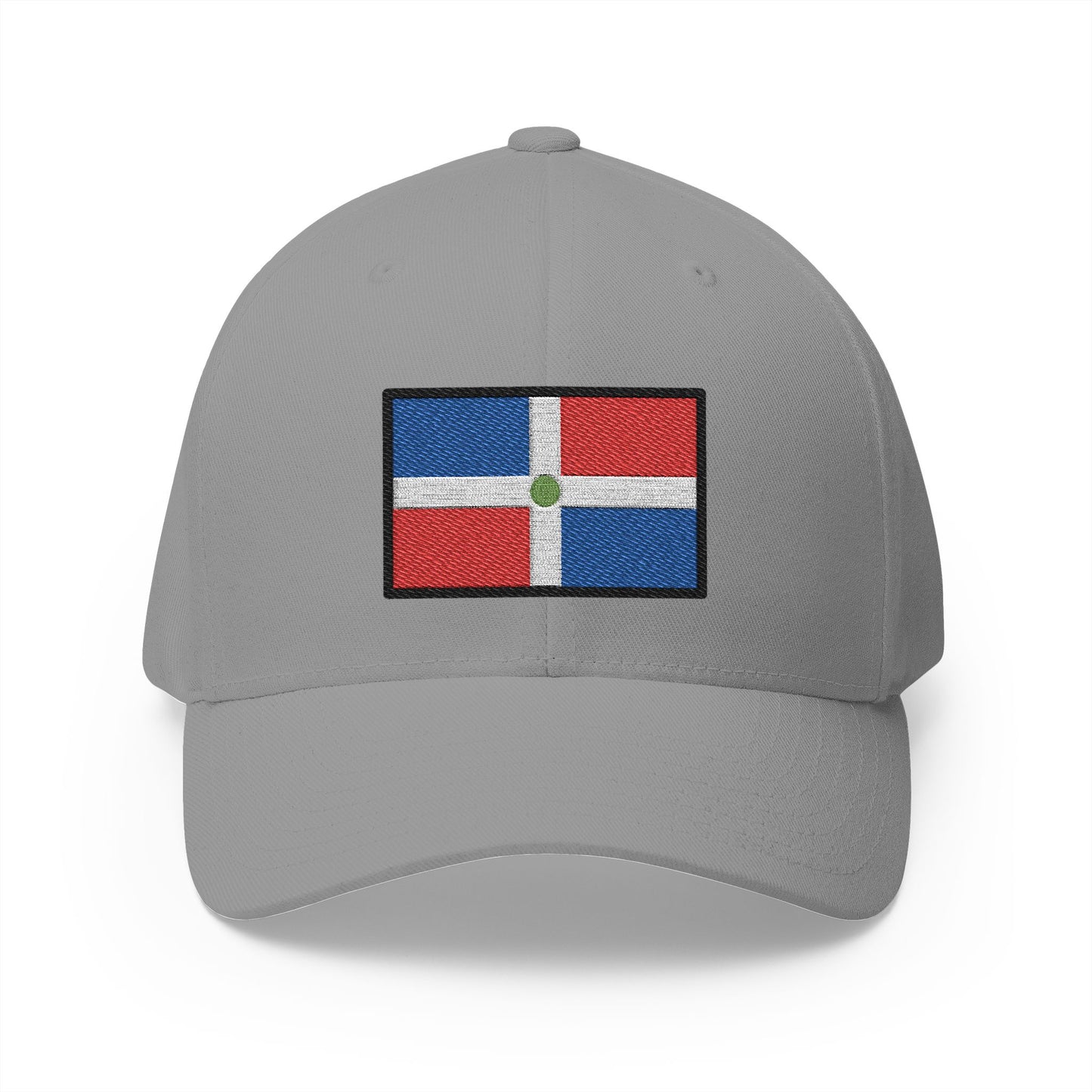 Flag: Dominican Republic Emoji Grey Cap – Premium by Capmoji