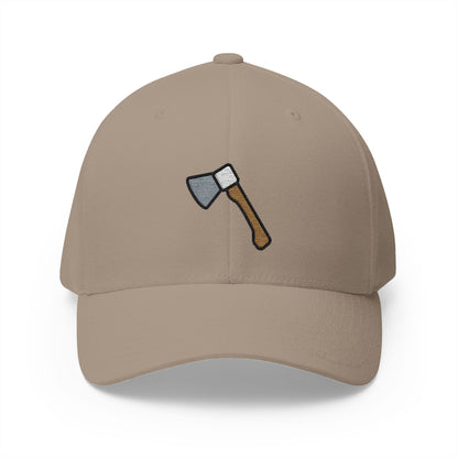 Axe Emoji Khaki Cap – Premium by Capmoji