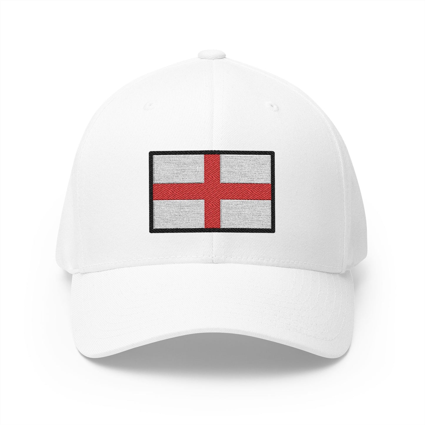 Flag: England Emoji White Cap – Premium by Capmoji