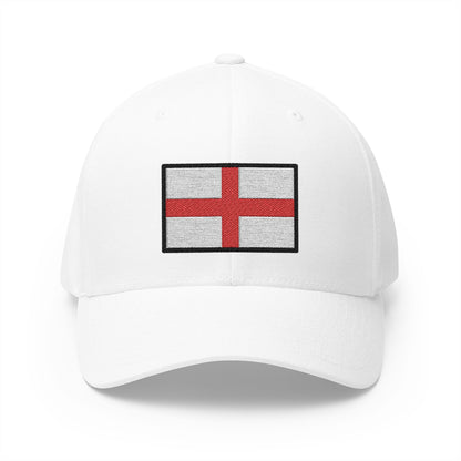 Flag: England Emoji White Cap – Premium by Capmoji