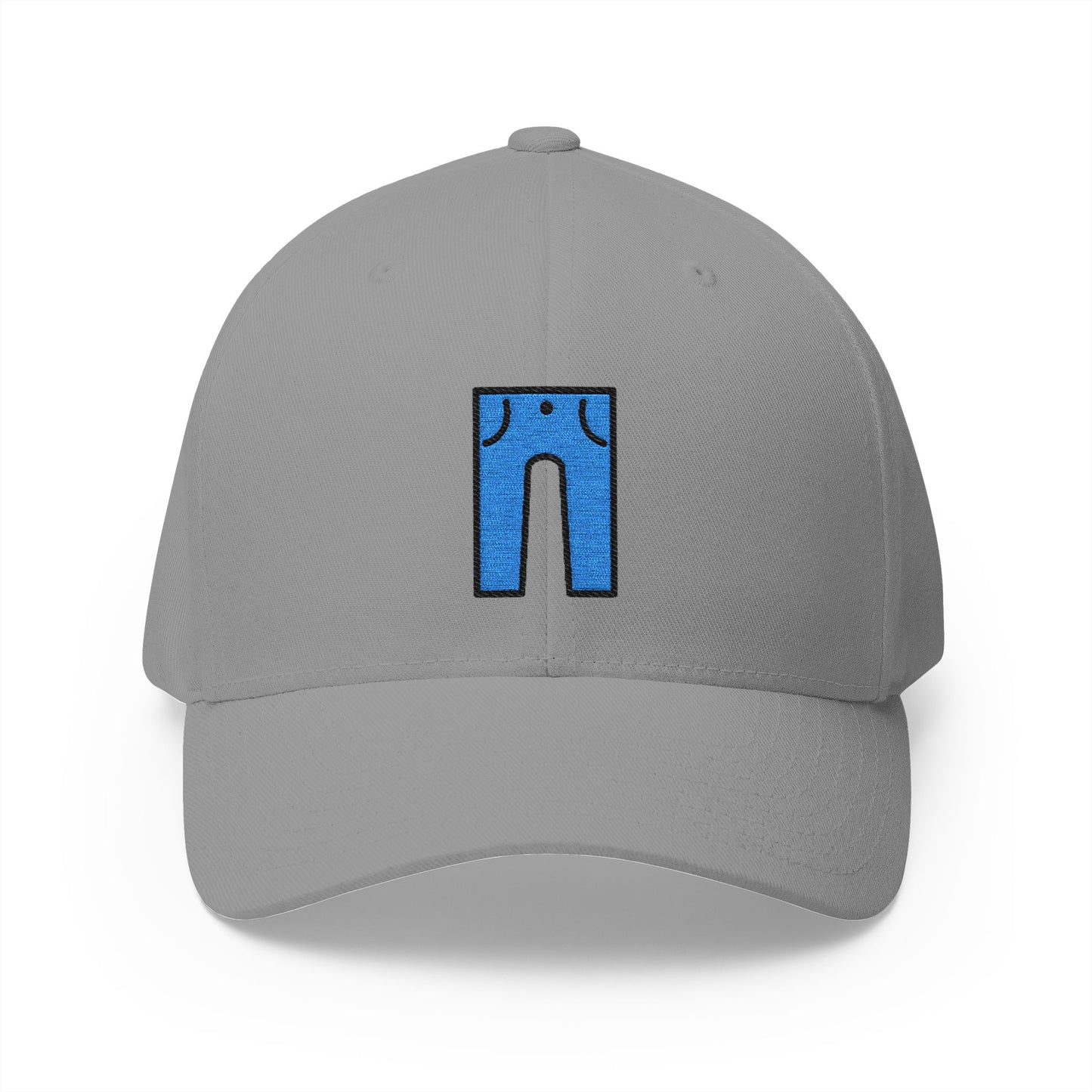 Jeans Emoji Grey Cap – Premium by Capmoji