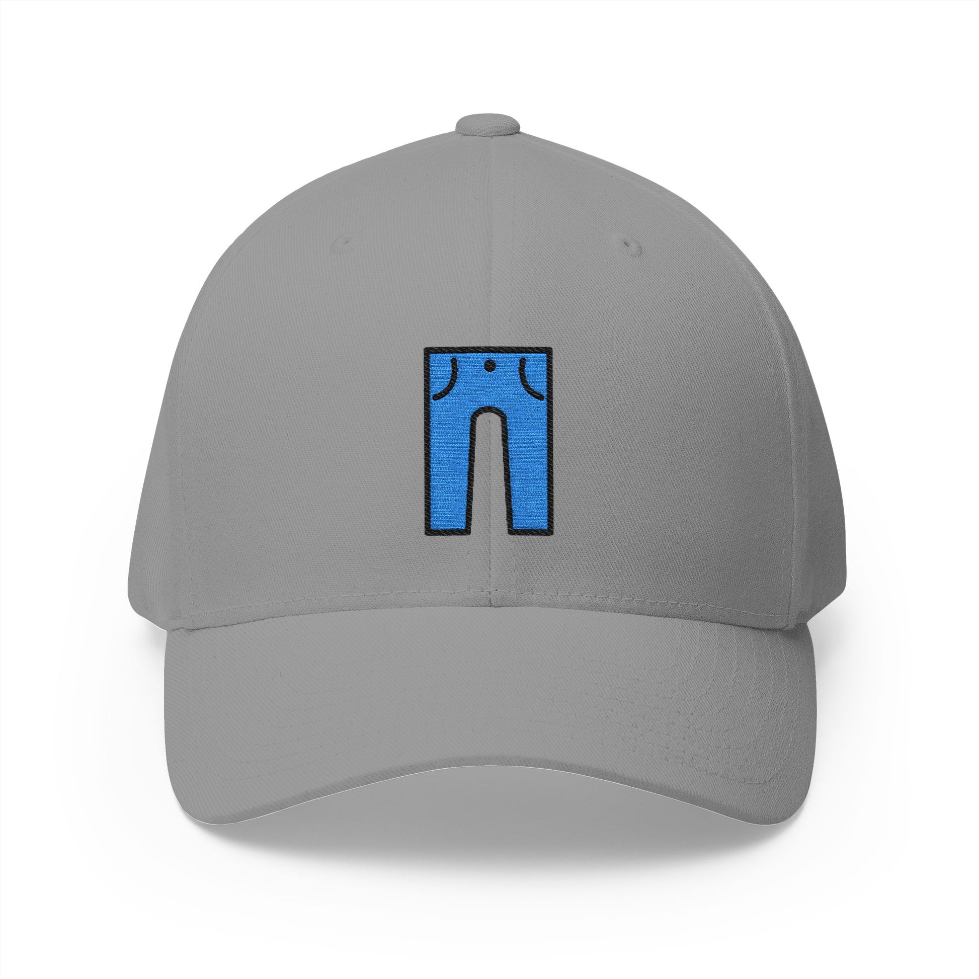 Jeans Emoji Grey Cap – Premium by Capmoji