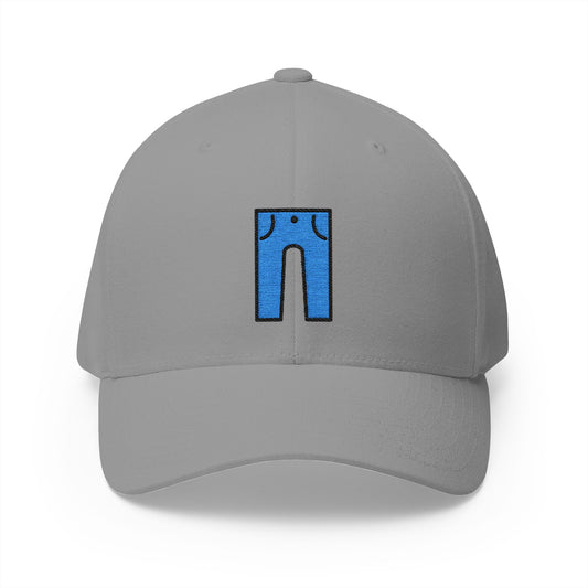 Jeans Emoji Grey Cap – Premium by Capmoji