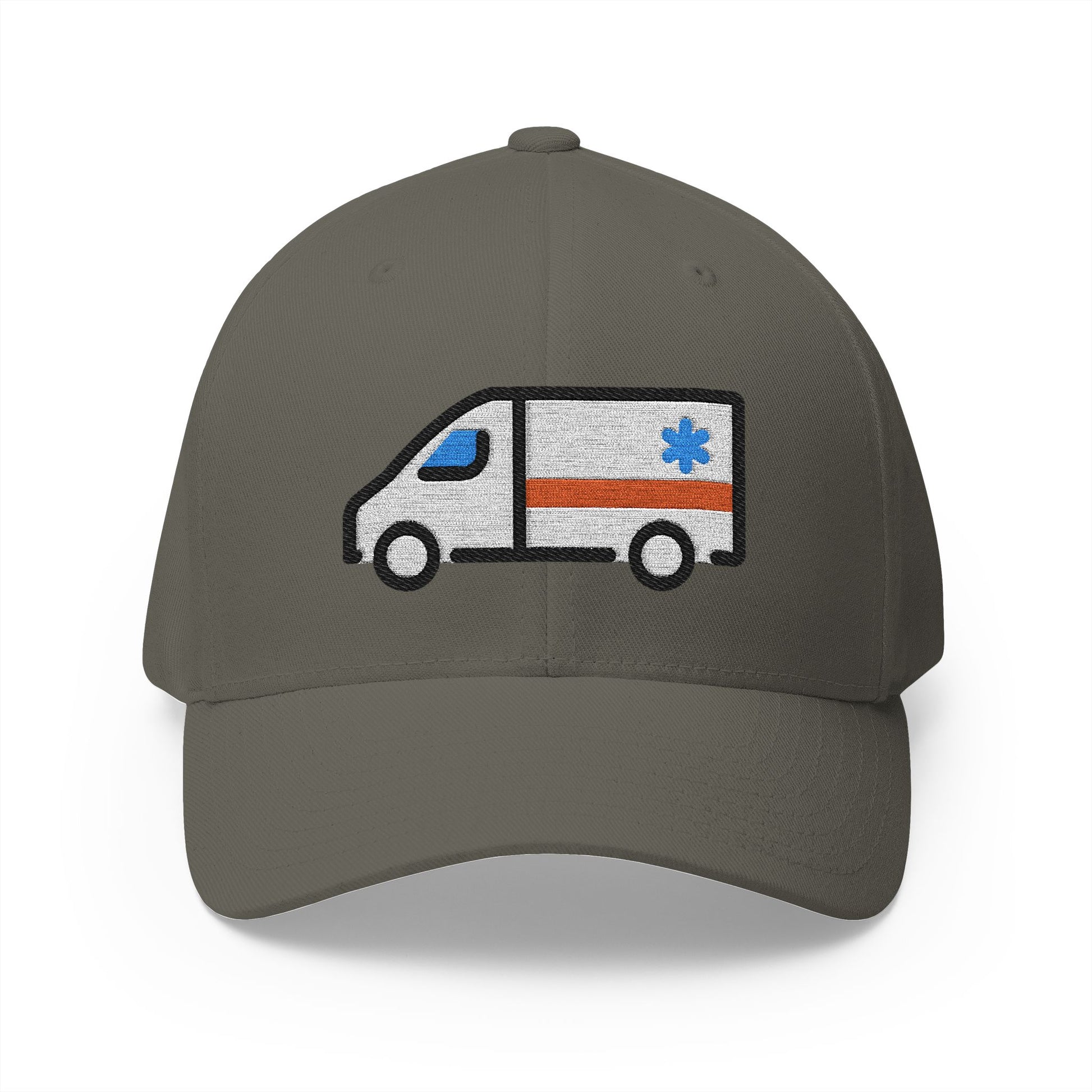 Ambulance Emoji Olive Cap – Premium by Capmoji