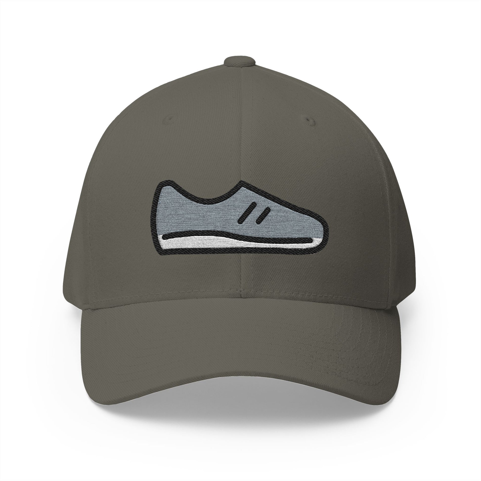 Running Shoe Emoji Olive Cap – Premium by Capmoji