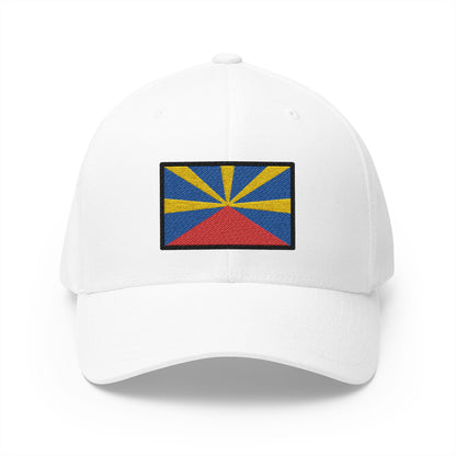 Flag: Réunion Emoji White Cap – Premium by Capmoji