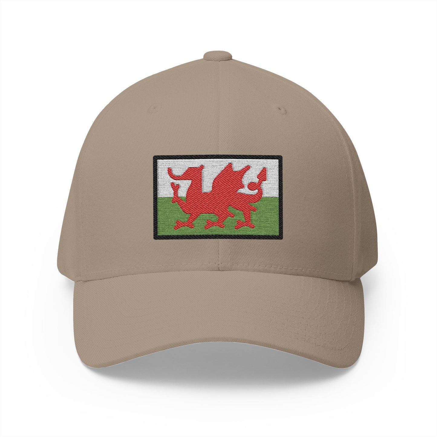 Flag: Wales Emoji Khaki Cap – Premium by Capmoji