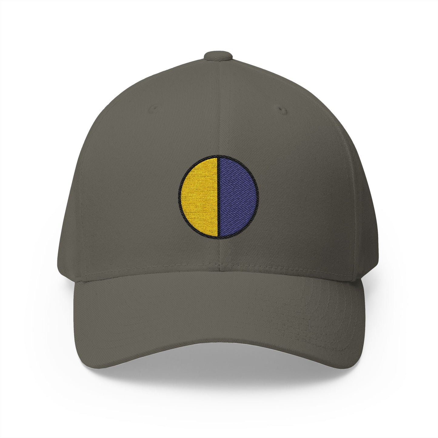 Last Quarter Moon Emoji Olive Cap – Premium by Capmoji