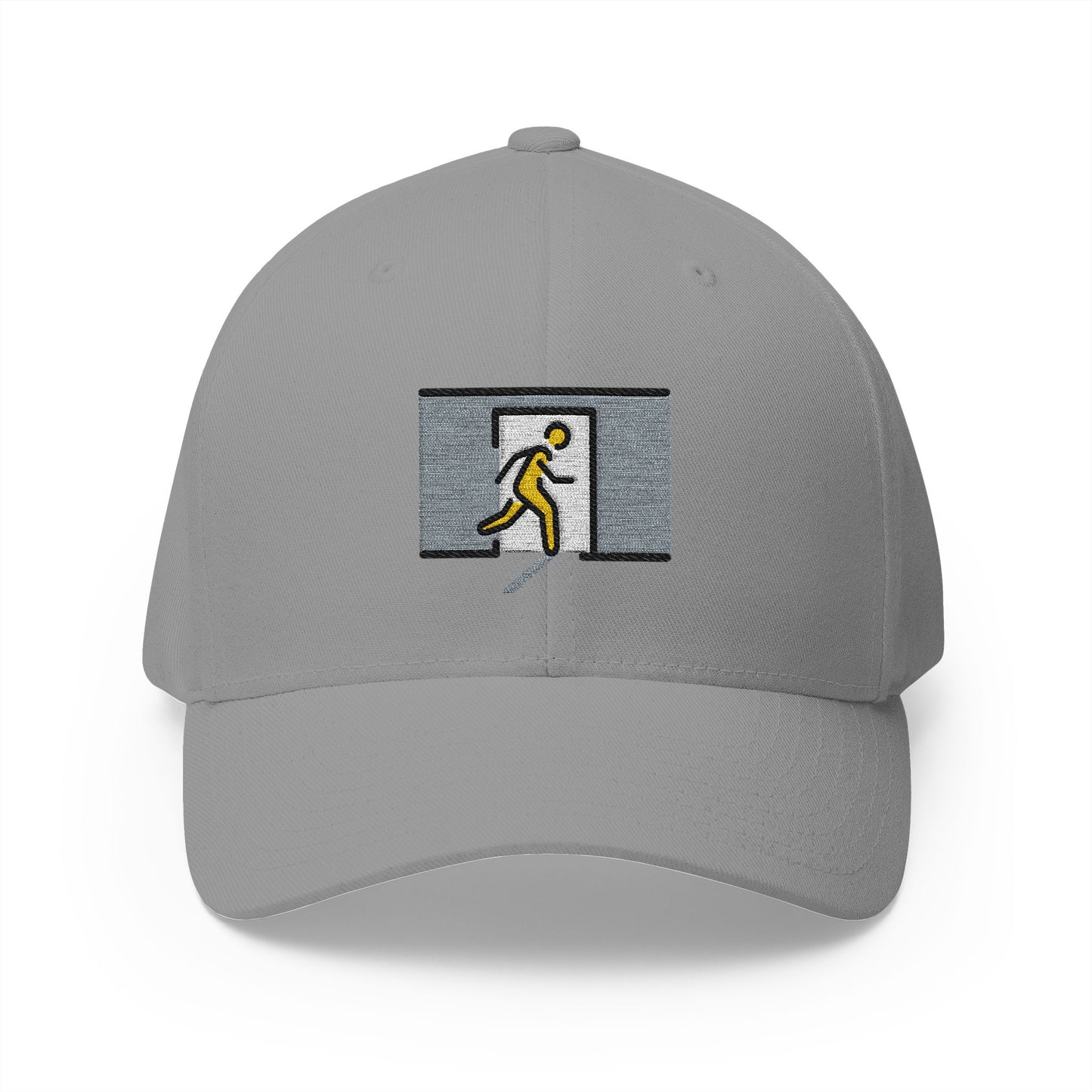 Emergency Exit Door Emoji Grey Cap – Premium by Capmoji