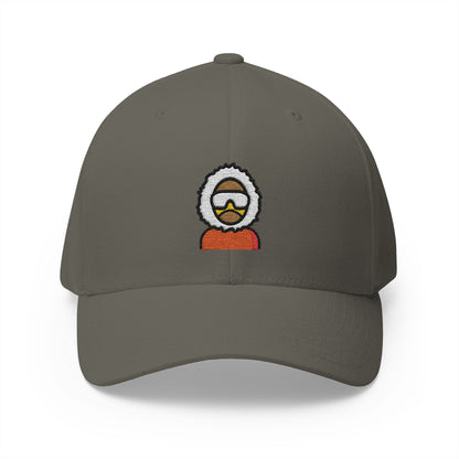 Polar Explorer Emoji Olive Cap – Premium by Capmoji