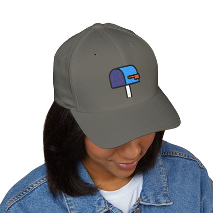 Open Mailbox With Lowered Flag Emoji Cap – Premium by Capmoji