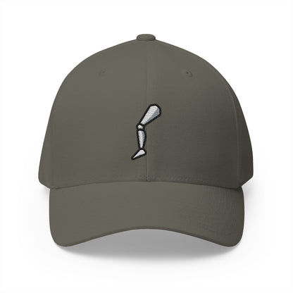 Mechanical Leg Emoji Olive Cap – Premium by Capmoji