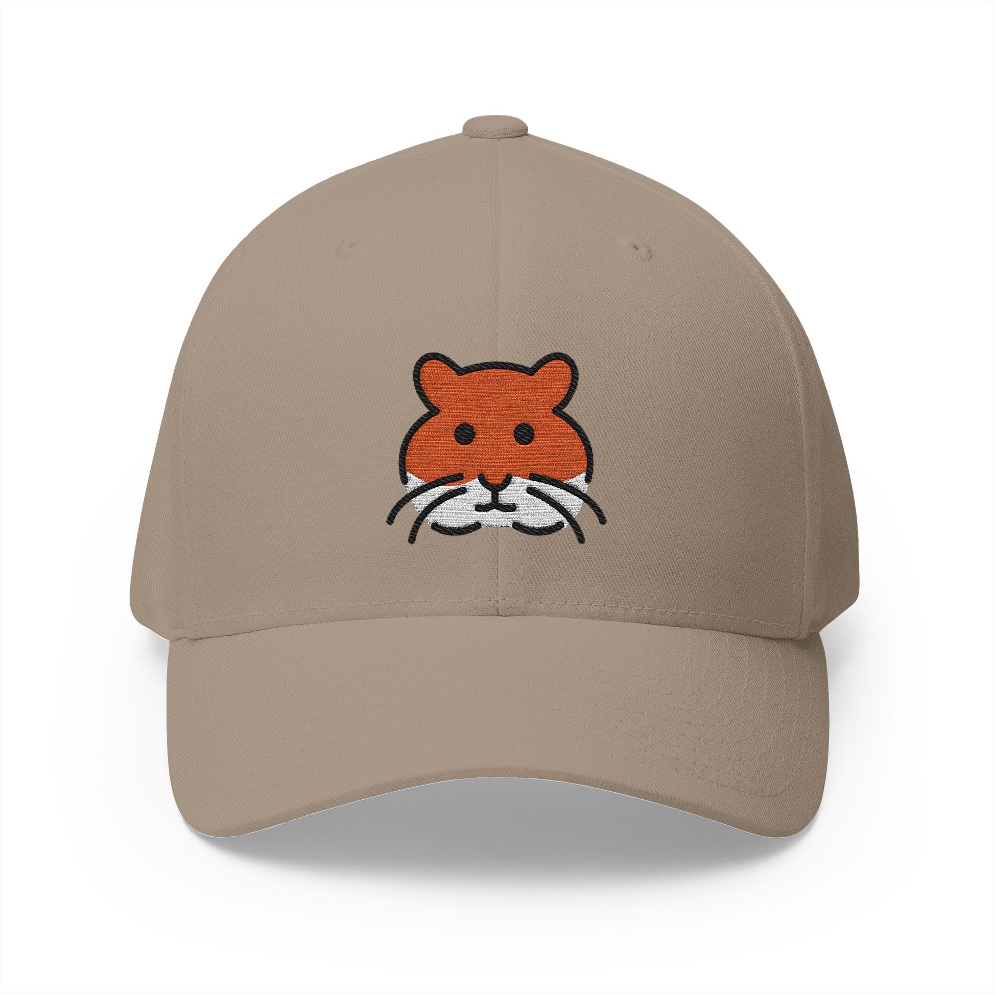 Hamster Emoji Khaki Cap – Premium by Capmoji
