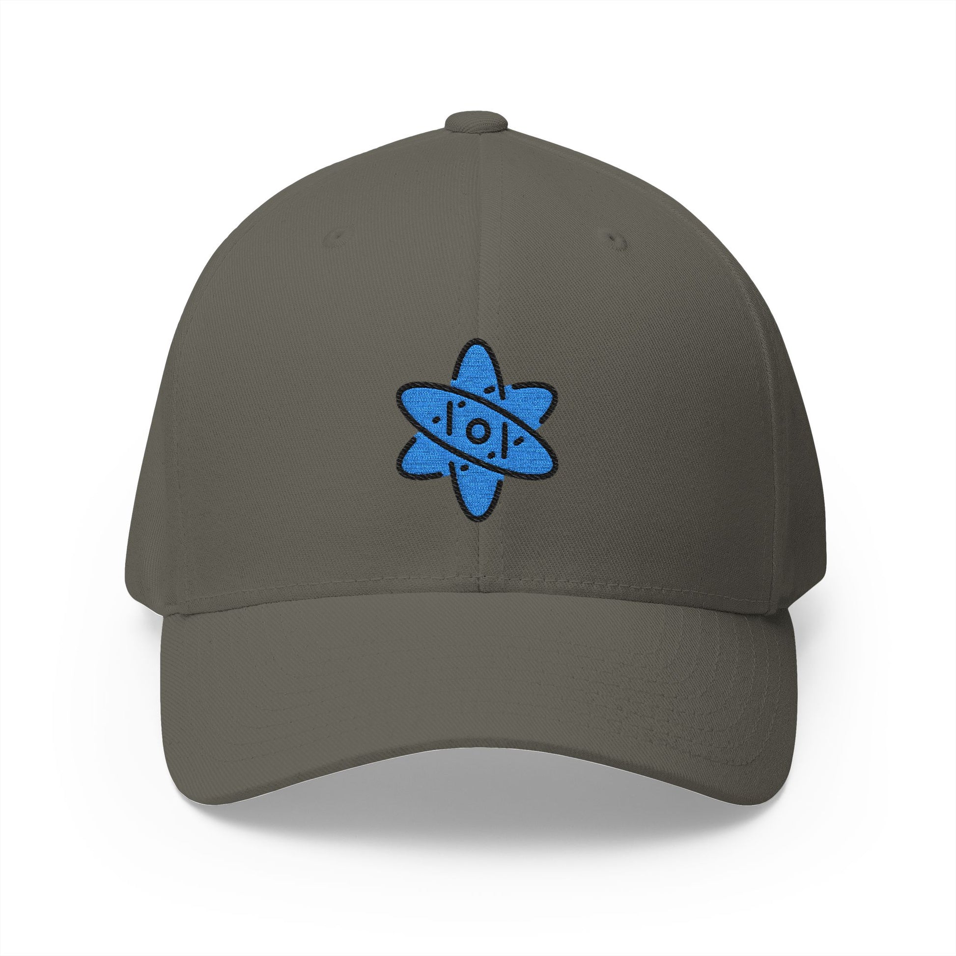 Atom Symbol Emoji Olive Cap – Premium by Capmoji