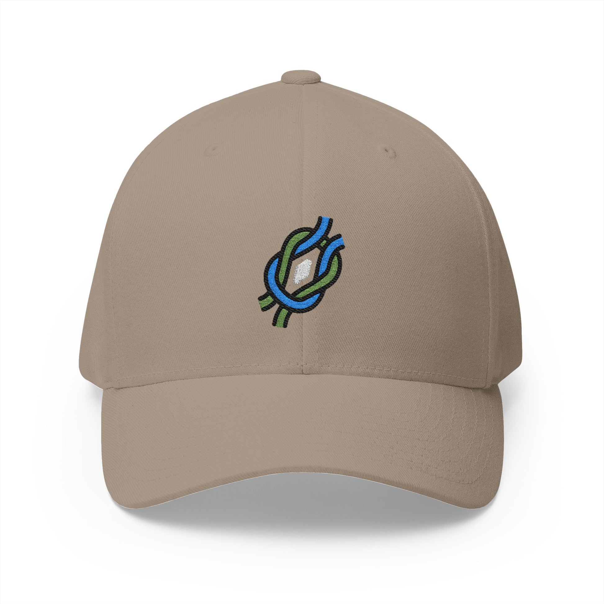 Knot Emoji Khaki Cap – Premium by Capmoji