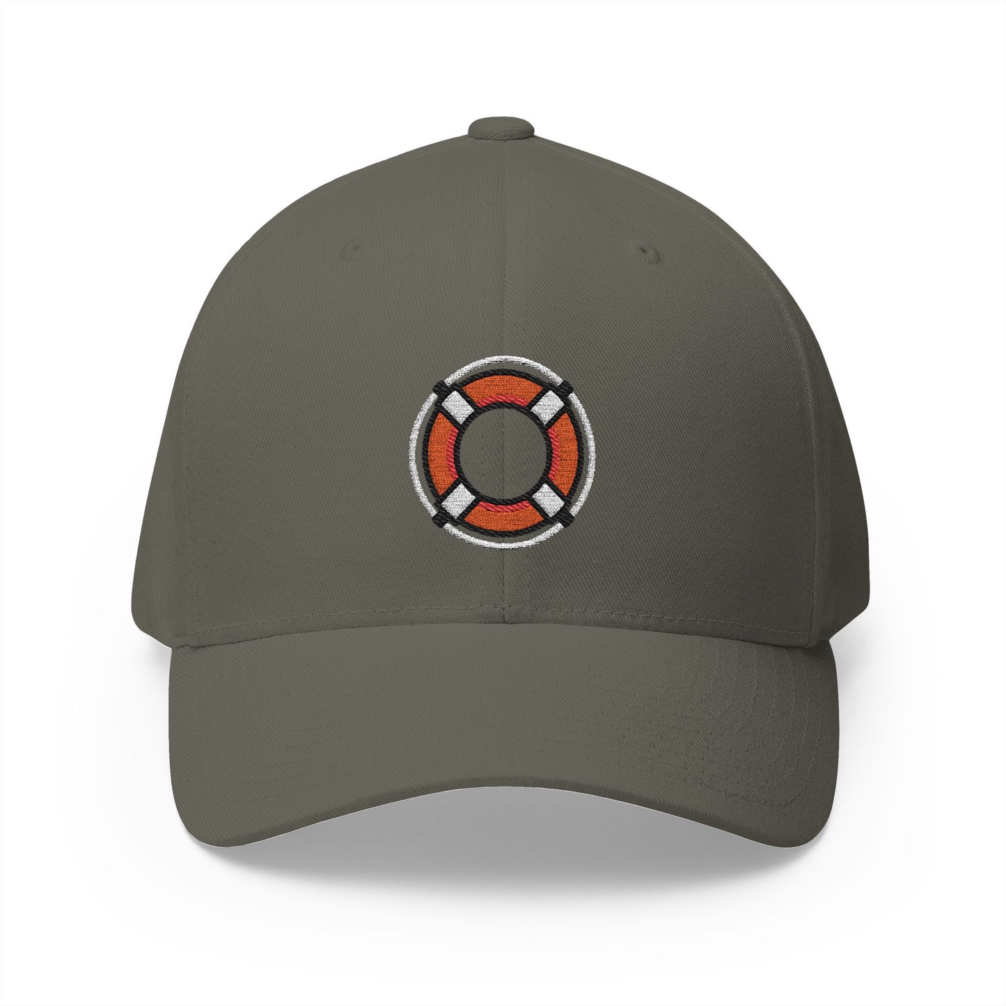 Ring Buoy Emoji Olive Cap – Premium by Capmoji