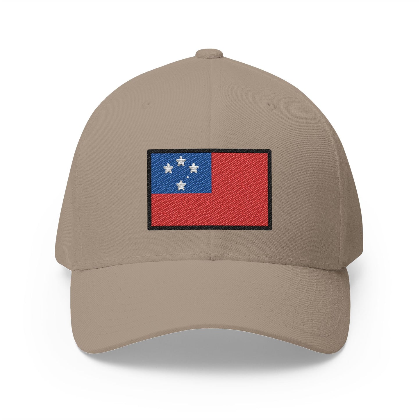 Flag: Samoa Emoji Khaki Cap – Premium by Capmoji