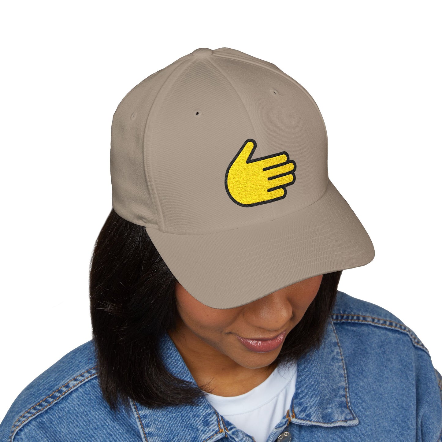 Rightwards Hand Emoji Cap – Premium by Capmoji
