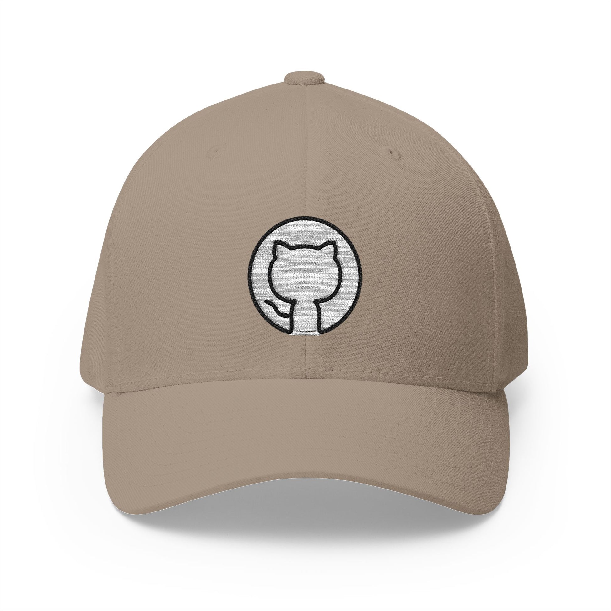 Github Emoji Khaki Cap – Premium by Capmoji