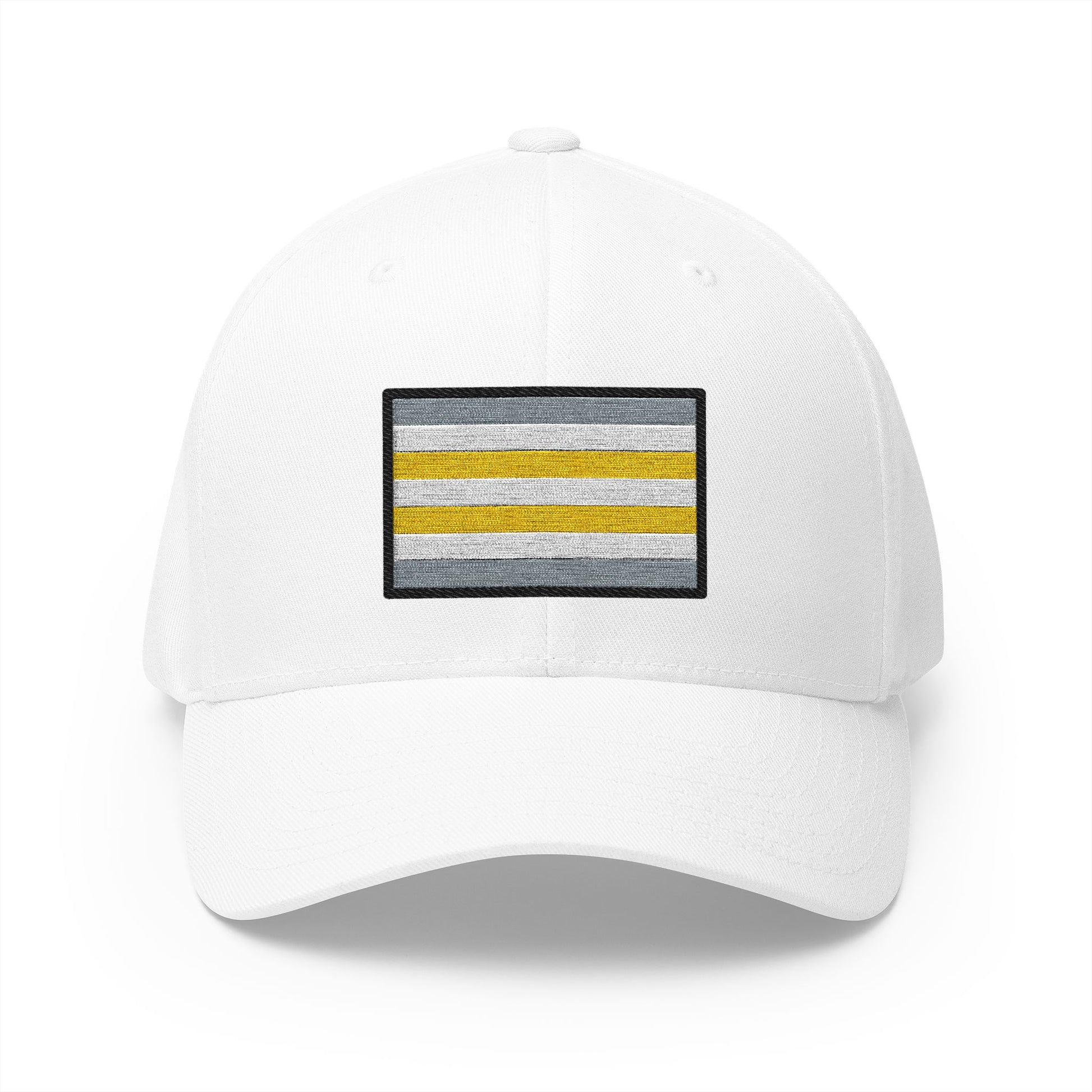 Demigender Emoji White Cap – Premium by Capmoji