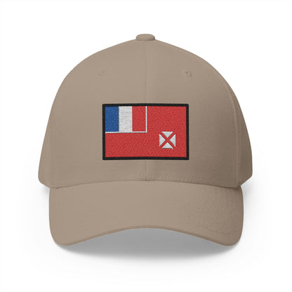 Flag: Wallis & Futuna Emoji Khaki Cap – Premium by Capmoji