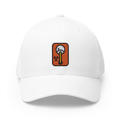 Geiger Counter Emoji White Cap – Premium by Capmoji