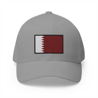 Flag: Qatar Emoji Grey Cap – Premium by Capmoji