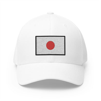 Flag: Japan Emoji White Cap – Premium by Capmoji