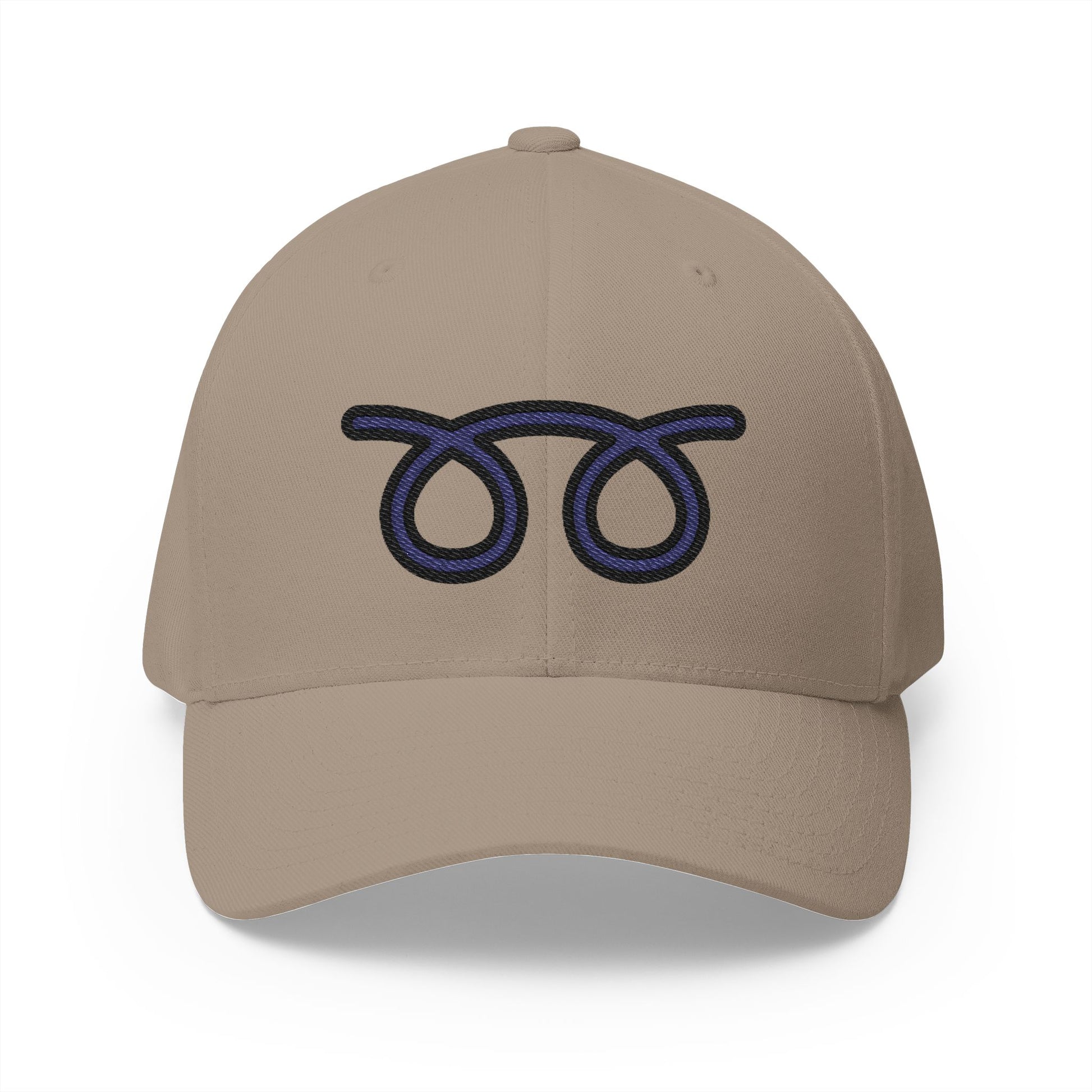 Double Curly Loop Emoji Khaki Cap – Premium by Capmoji