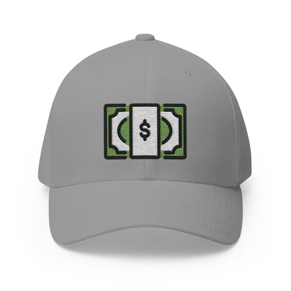 Dollar Banknote Emoji Grey Cap – Premium by Capmoji