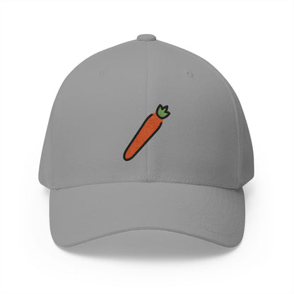 Carrot Emoji Grey Cap – Premium by Capmoji