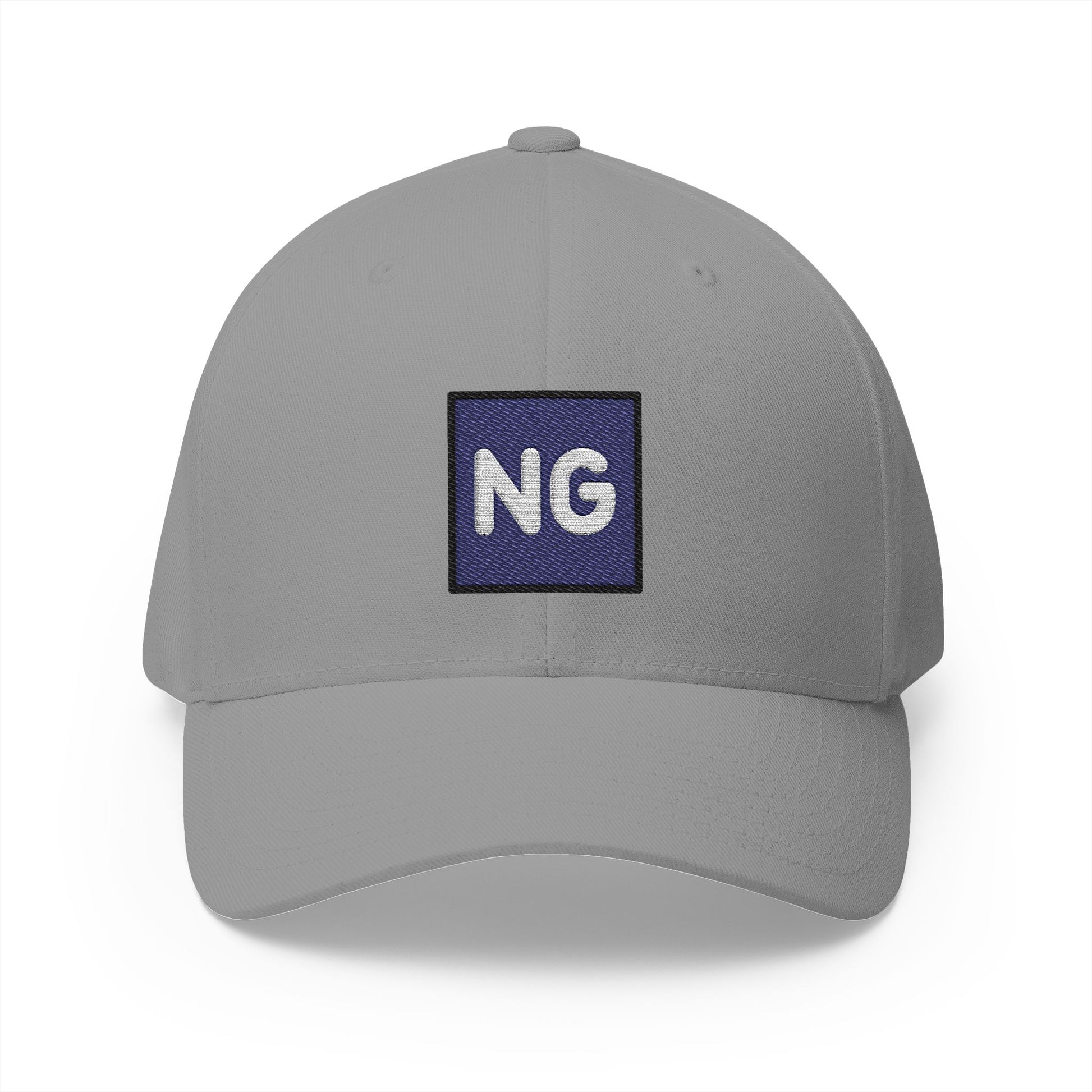 Ng Button Emoji Grey Cap – Premium by Capmoji