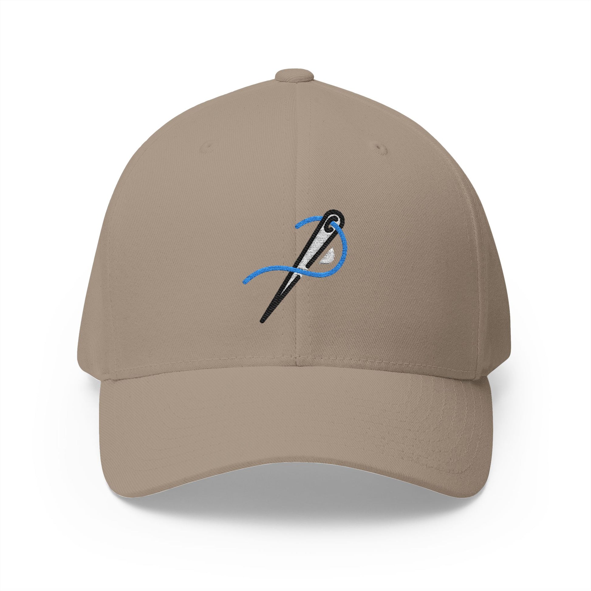 Sewing Needle Emoji Khaki Cap – Premium by Capmoji