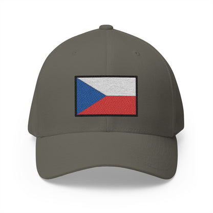 Flag: Czechia Emoji Olive Cap – Premium by Capmoji