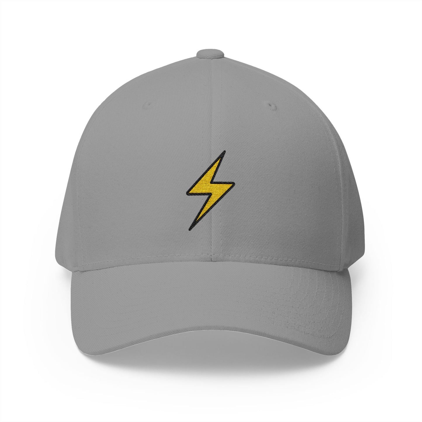 High Voltage Emoji Grey Cap – Premium by Capmoji
