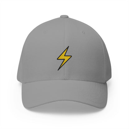High Voltage Emoji Grey Cap – Premium by Capmoji