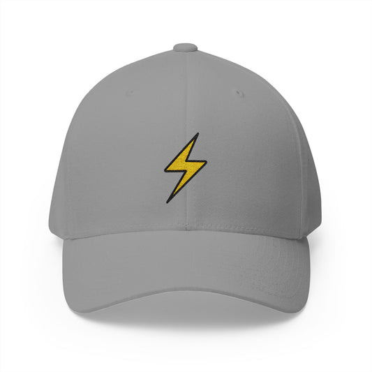 High Voltage Emoji Grey Cap – Premium by Capmoji