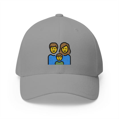 Family Emoji Grey Cap – Premium by Capmoji