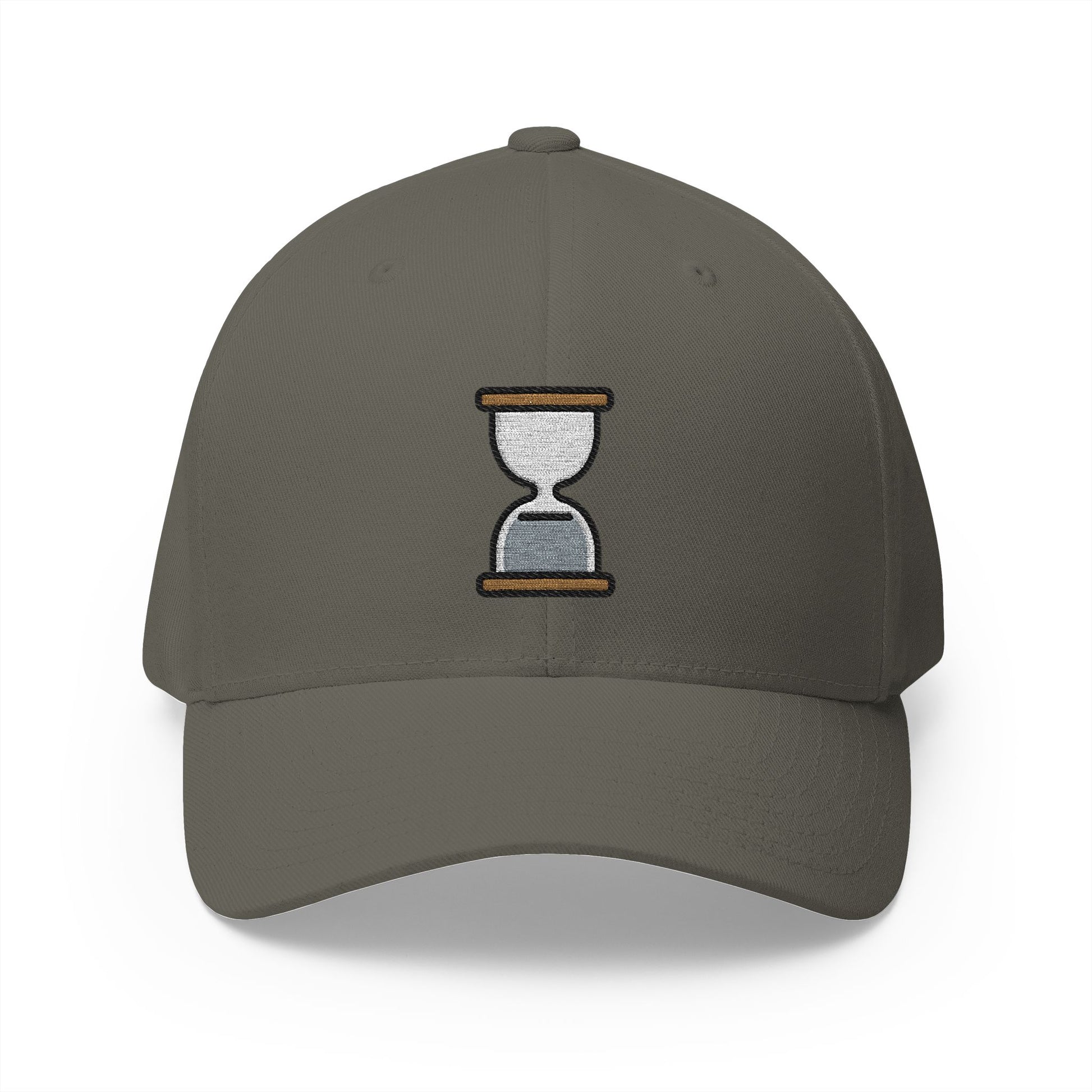Hourglass Done Emoji Olive Cap – Premium by Capmoji