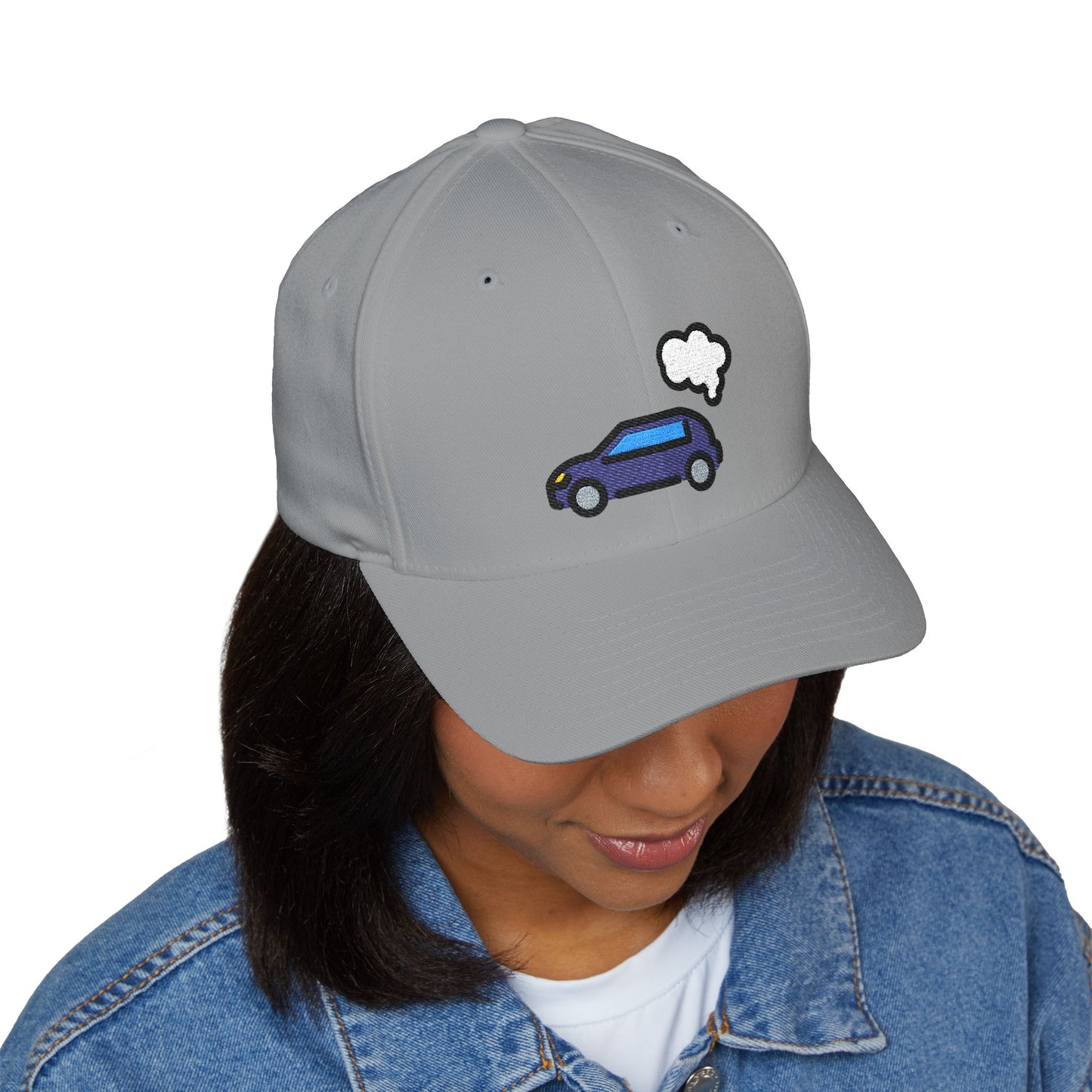 Exhaust Gases Car Emoji Cap – Premium by Capmoji